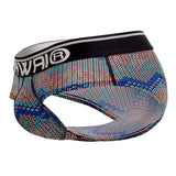 HAWAI 42050 Colorful Hip Briefs Color Blue