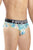 HAWAI 42050 Flowers Hip Briefs Color Turquoise