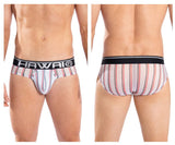 HAWAI 42050 Lines Hip Briefs Color White