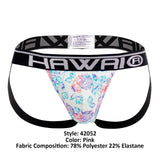 HAWAI 42052 Flowers Athletic Jockstrap Color Pink