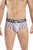 HAWAI 42053 Lines Mini Trunks Color White