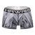 HAWAI 42121 Printed Athletic Trunks Color Black