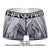 HAWAI 42121 Printed Athletic Trunks Color Black