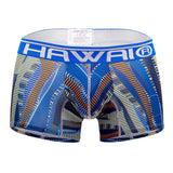 HAWAI 42121 Printed Athletic Trunks Color Royal Blue