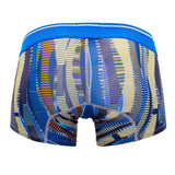 HAWAI 42121 Printed Athletic Trunks Color Royal Blue