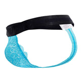 HAWAI 42153 Solid Lace Thongs Color Turquoise