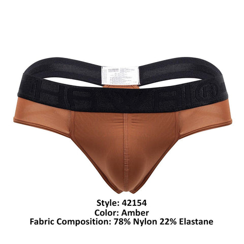 HAWAI 42154 Solid Microfiber Thongs Color Amber