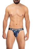 HAWAI 42167 Printed Microfiber Jockstrap Color Dark Blue