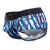 HAWAI 42182 Printed Microfiber Briefs Color Dark Blue