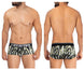 HAWAI 42182 Printed Microfiber Briefs Color Military Green