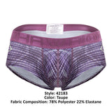 HAWAI 42183 Printed Microfiber Briefs Color Taupe