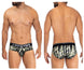 HAWAI 42192 Printed Microfiber Hip Briefs Color Military Green