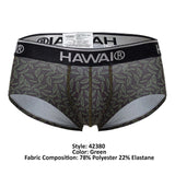 HAWAI 42380 Printed Briefs Color Green