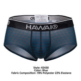 HAWAI 42430 Printed Briefs Color Blue