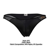 Hidden 972 Mesh Bikini-Thong Color Black