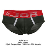 JOR 0714 Cooper Briefs Color Green