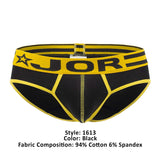 JOR 1613 Varsity Briefs Color Black