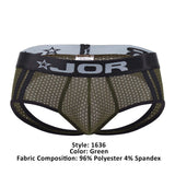 JOR 1636 Electro Jockstrap Color Green