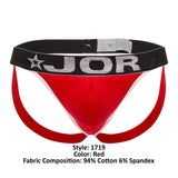 JOR 1719 Match Jockstrap Color Red