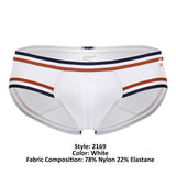 JOR 2169 Martini Briefs Color White