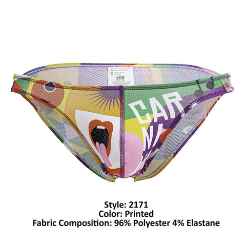 JOR 2171 Carnival Bikini Color Printed