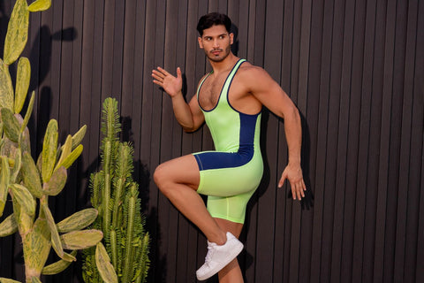 JOR 2216 Fighter Bodysuit Color Green