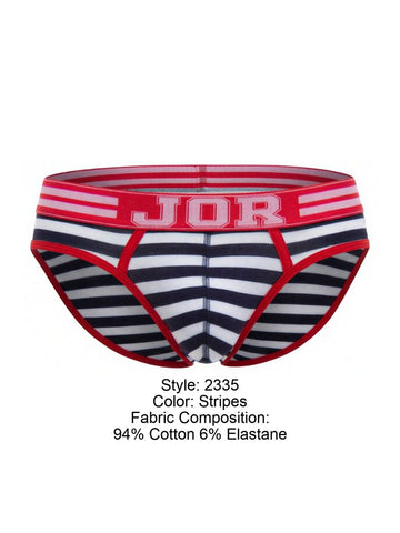 JOR 2335 Santorini Briefs Color Stripes