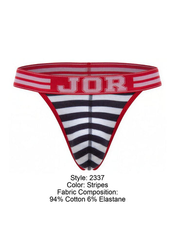 JOR 2337 Santorini Thongs Color Stripes