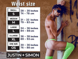 JUSTIN+SIMON XSJ22 Cheek Briefs Color Wine