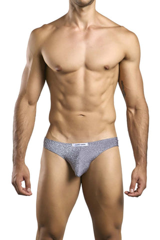 JUSTIN+SIMON XSJ01 Classic Bikini Color Lurex Gray