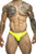 JUSTIN+SIMON XSJ01 Classic Bikini Color Neon Green