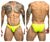 JUSTIN+SIMON XSJ01 Classic Bikini Color Neon Green