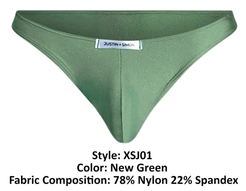JUSTIN+SIMON XSJ01 Classic Bikini Color New Green
