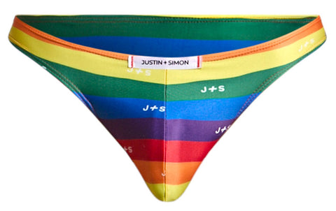 JUSTIN+SIMON XSJ01 Classic Bikini Color Pride Flag