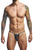 JUSTIN+SIMON XSJ02 Classic G-String Color Black Mesh