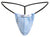 JUSTIN+SIMON XSJ02 Classic G-String Color Lurex Blue