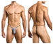 JUSTIN+SIMON XSJ02 Classic G-String Color Lurex Gray