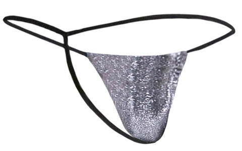 JUSTIN+SIMON XSJ02 Classic G-String Color Lurex Gray