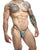 JUSTIN+SIMON XSJ02 Classic G-String Bulge Color Metal Green