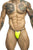 JUSTIN+SIMON XSJ02 Classic G-String Bulge Color Neon Green