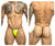 JUSTIN+SIMON XSJ02 Classic G-String Bulge Color Neon Green