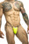 JUSTIN+SIMON XSJ02 Classic G-String Bulge Color Neon Green