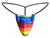 JUSTIN+SIMON XSJ02 Classic G-String Color Pride Flag