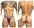 JUSTIN+SIMON XSJ02 Classic G-String Bulge Color Purple