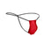 JUSTIN+SIMON XSJ02 Classic G-String Bulge Color Red