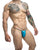 JUSTIN+SIMON XSJ02 Classic G-String Bulge Color Turquoise