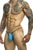 JUSTIN+SIMON XSJ02 Classic G-String Bulge Color Turquoise