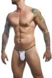 JUSTIN+SIMON XSJ02 Classic G-String Color White Mesh