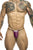 JUSTIN+SIMON XSJ02 Classic G-String Bulge Color Wine