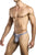 JUSTIN+SIMON XSJ03 Classic Thongs Color Lurex Gray